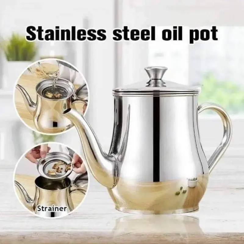 Stainless Steel oil Strainer pot